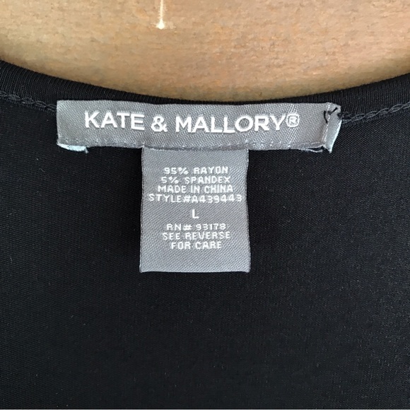 Kate & Mallory Black Cold Shoulder Maxi Dress Size Large - Picture 11 of 16